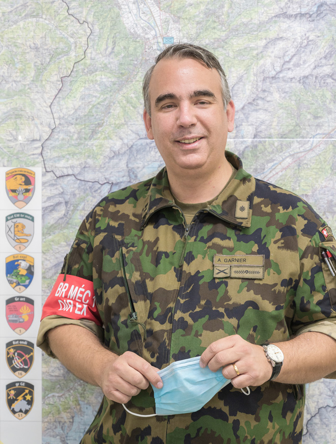 Lieutenant-colonel Antoine Garnier, chargé de l’organisation et de la conduite des évaluations