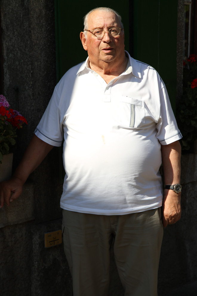Albert Roux lors de son 90e anniversaire en 2013