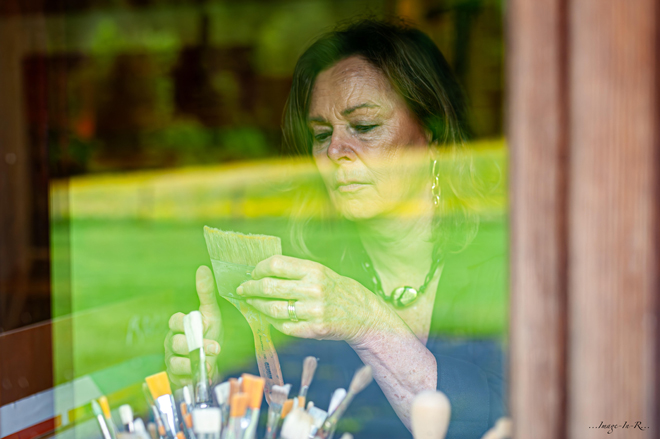 Irène Thévenaz s’exprime par la peinture