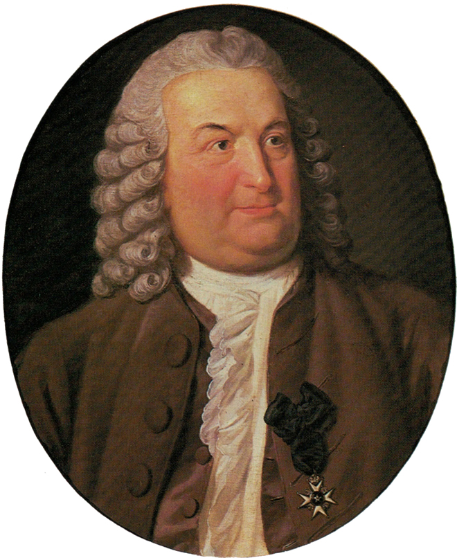 Portrait d’Albert de Haller peint par Sigmund Freudenberger en 1773