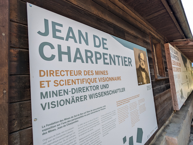 Pour mettre sur pied cette exposition, Salines Suisses a fait appel à Walter Thut, un historien alémanique, qui s’est plongé à son tour dans les archives pour faire revivre Jean de Charpentier et cette période riche en découvertes