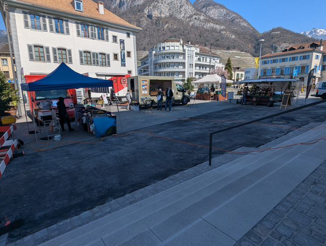 Les places du Marché d’Aigle et de Bex se dynamisent