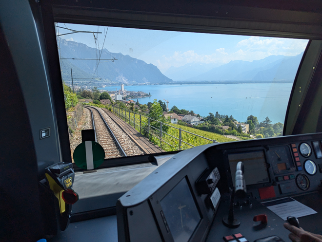 Trajet entre les Avants et Montreux, des paysages magnifiques