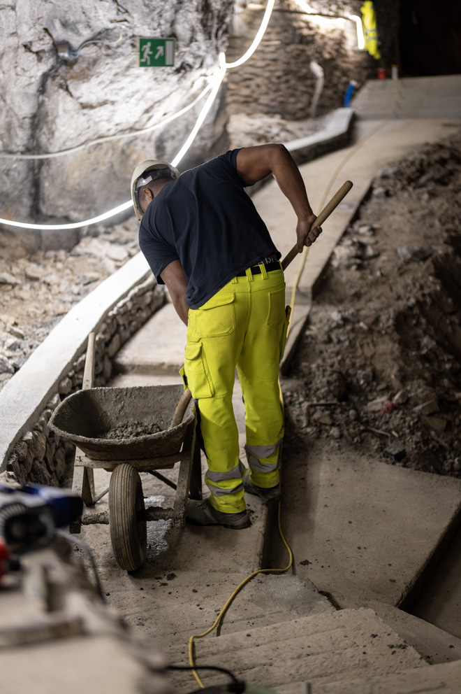 Les travaux ont duré plusieurs mois et se poursuivent encore