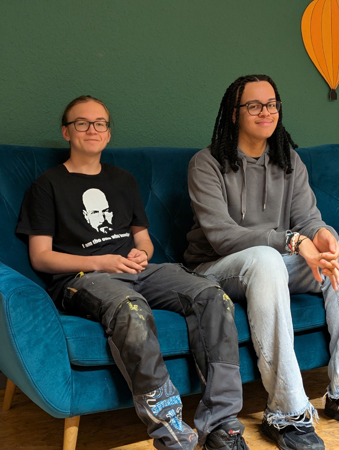 Jolan Parchet à gauche et Jonathan Zang Ondoua à droite